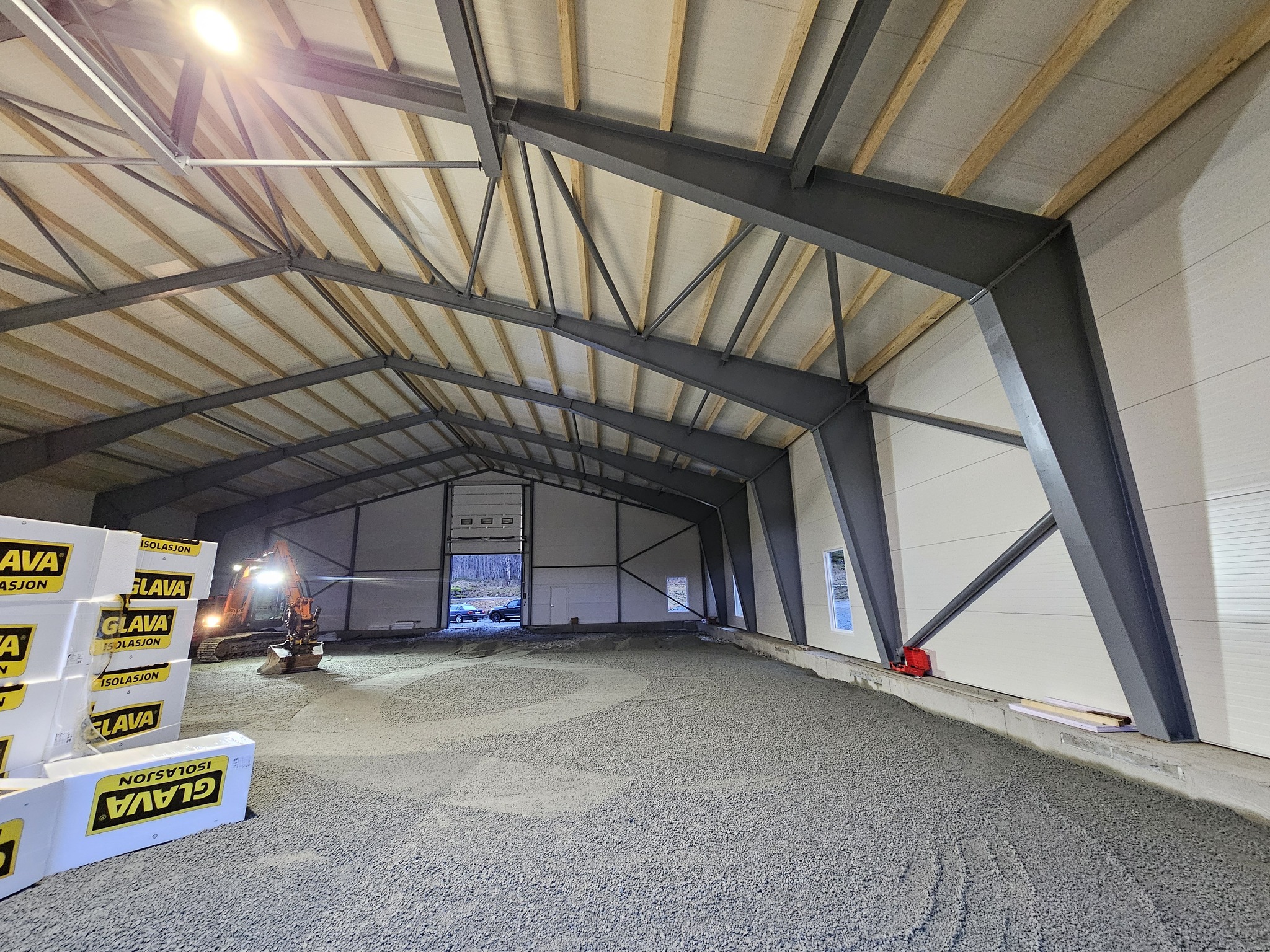 Flyhangar i Rørvik, Fjössystem Byggnad