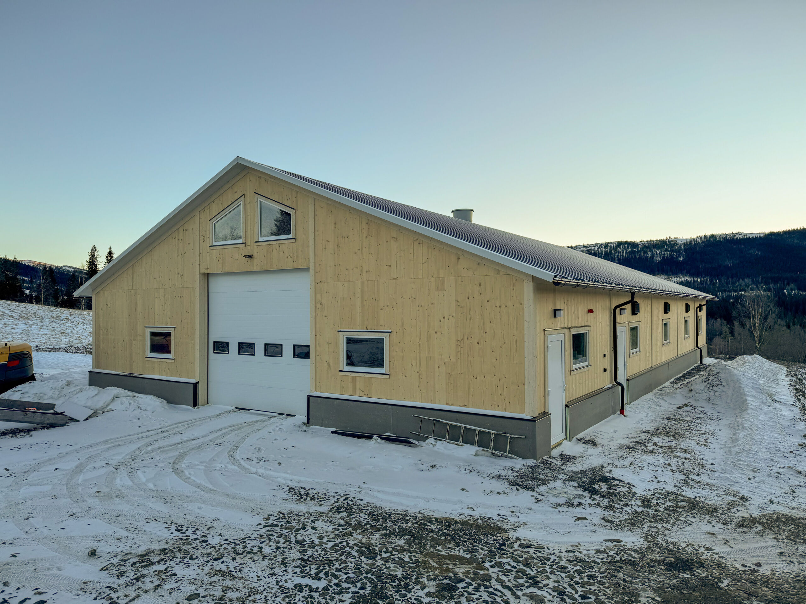 Fårstall i Ogndal, Fjössystem Byggnad, Steinkjer 2025