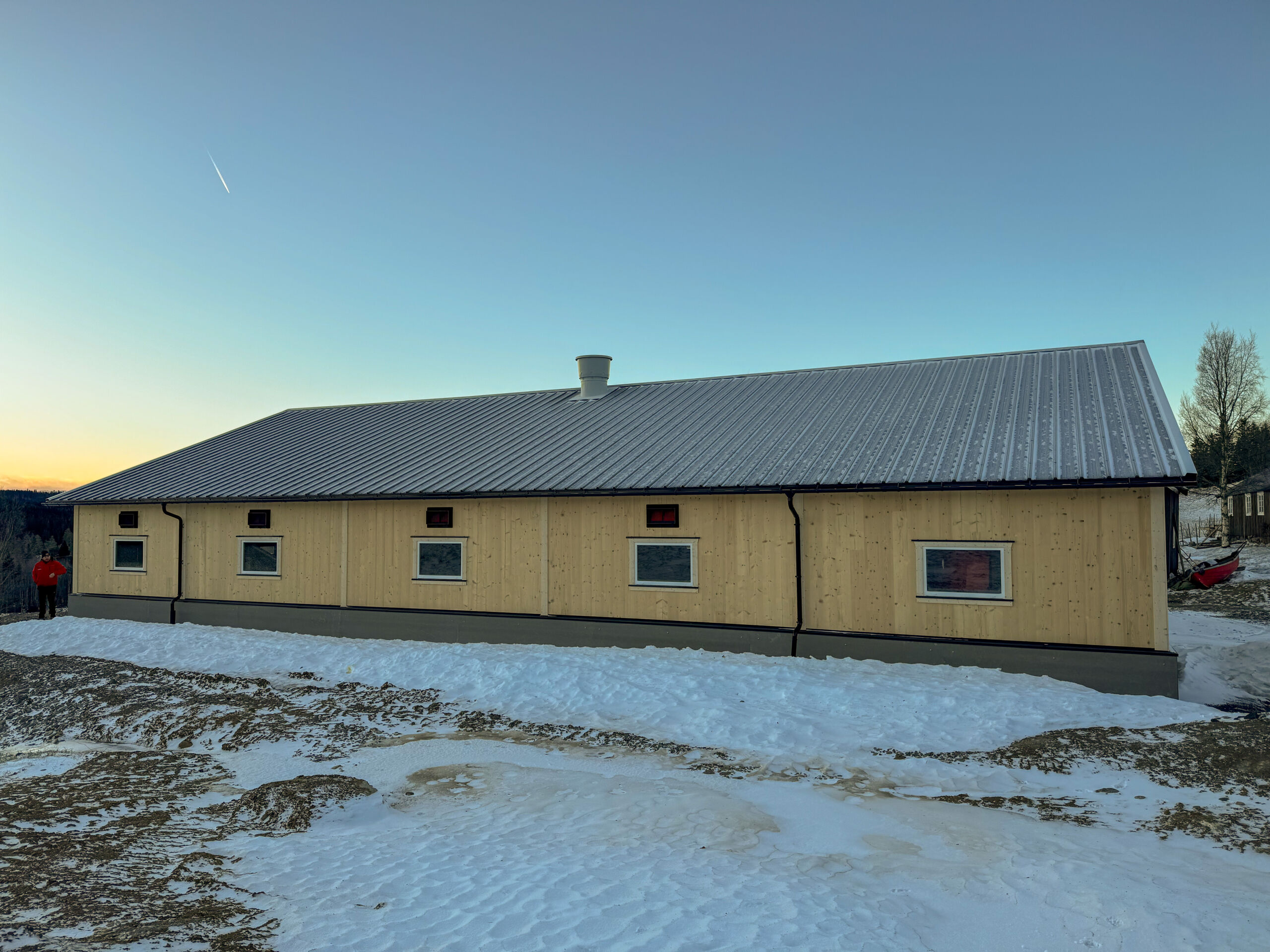 Fårstall i Ogndal, Fjössystem Byggnad, Steinkjer 2025