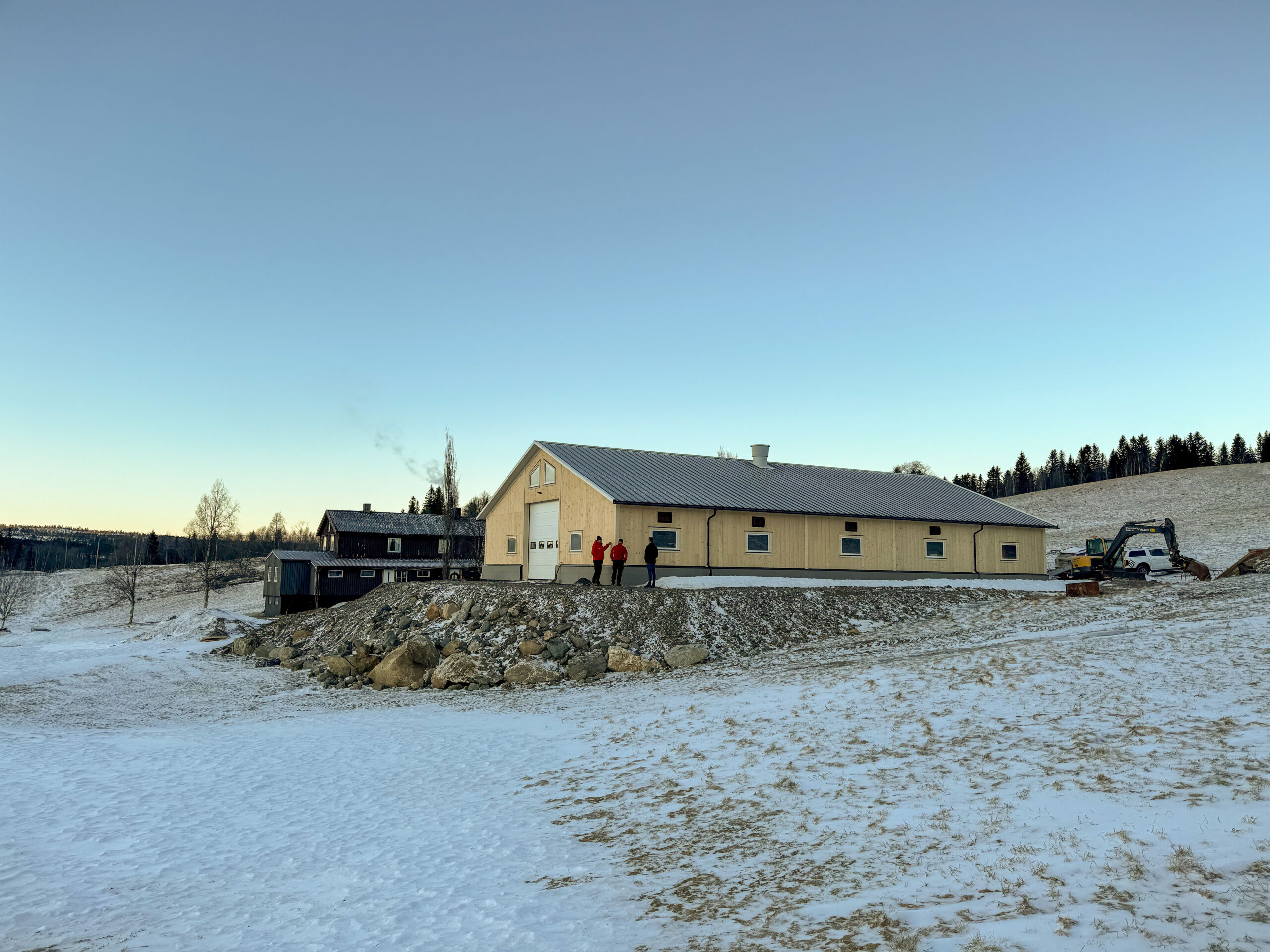 Fårstall i Ogndal, Fjössystem Byggnad, Steinkjer 2025