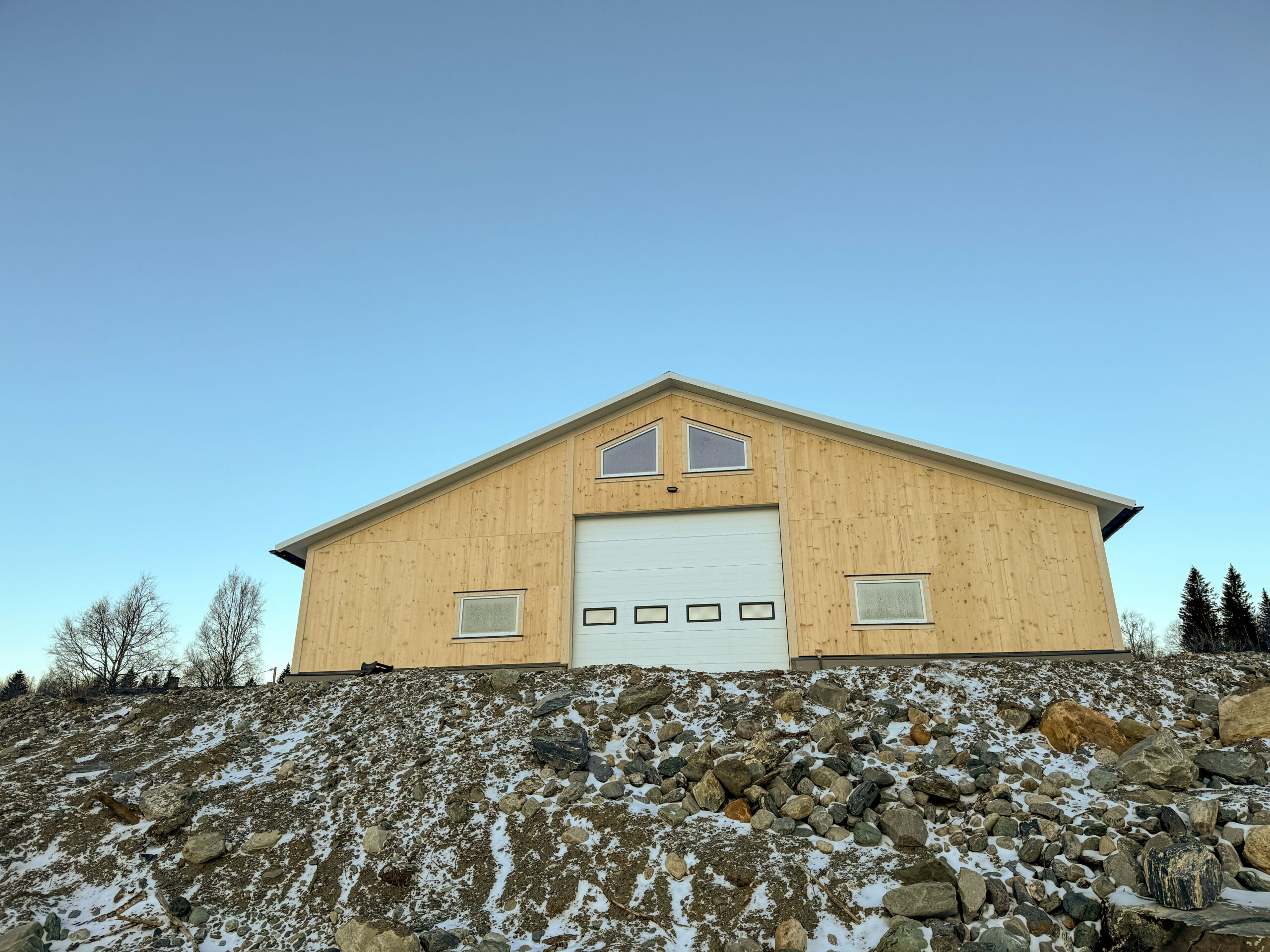 Fårstall i Ogndal, Fjössystem Byggnad, Steinkjer 2025