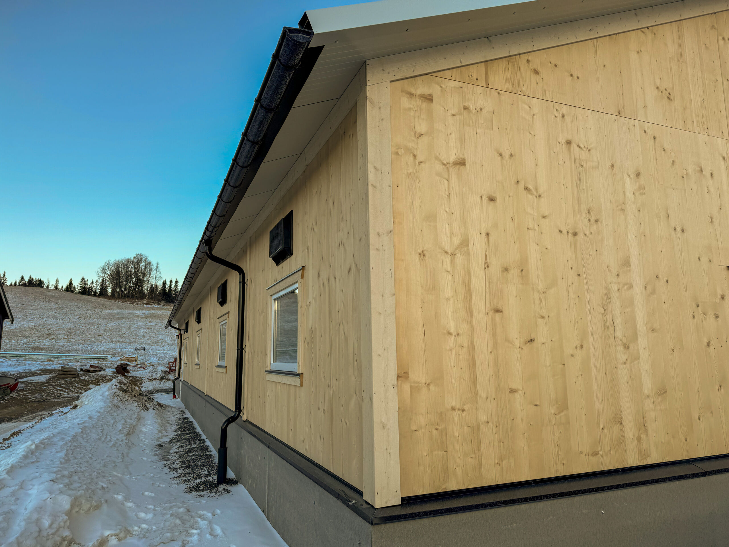 Fårstall i Ogndal, Fjössystem Byggnad, Steinkjer 2025
