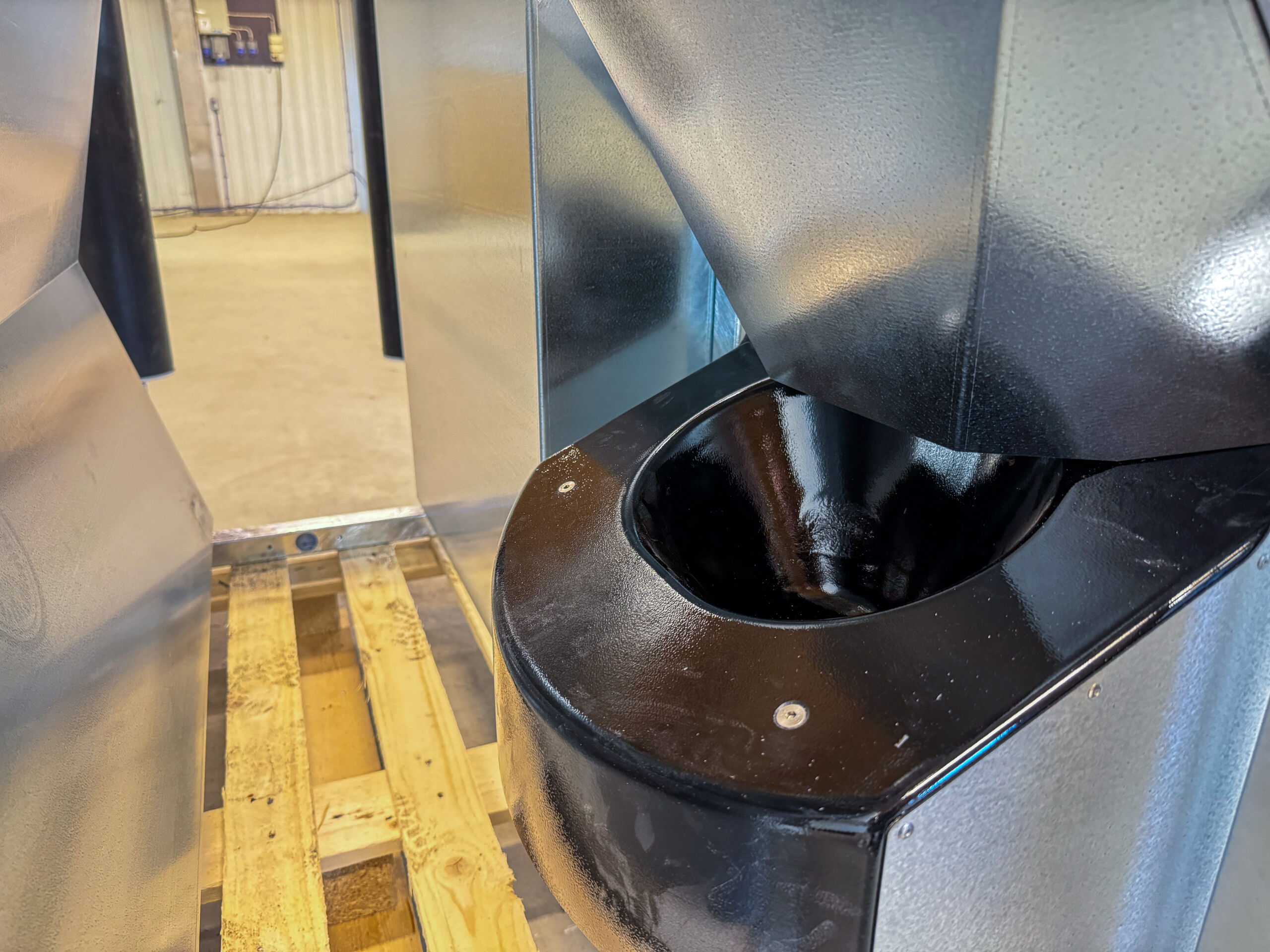 Prototype Biocontrol kraftfoderautomat, februari 2025