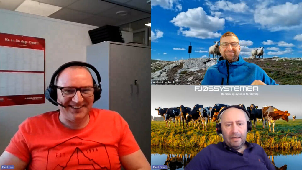 Poddavsnitt lamning 2025. Kjetil Lien, Anders Konglevoll och Kjetil Olsen