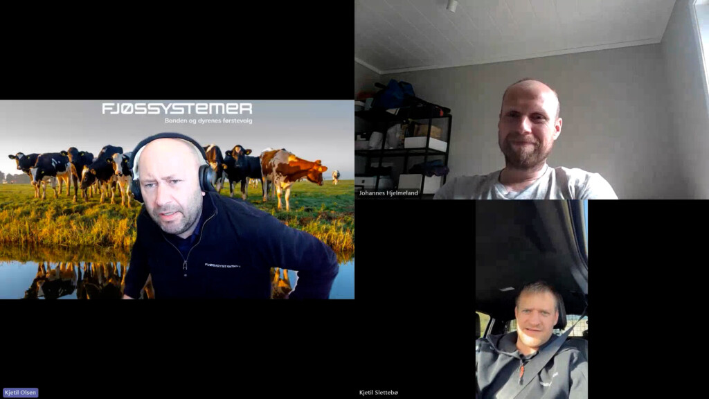 Podcastinspelning, Kjetil Olsen, Kjetil Slettebø och Johannes Hjelmeland, april 2025