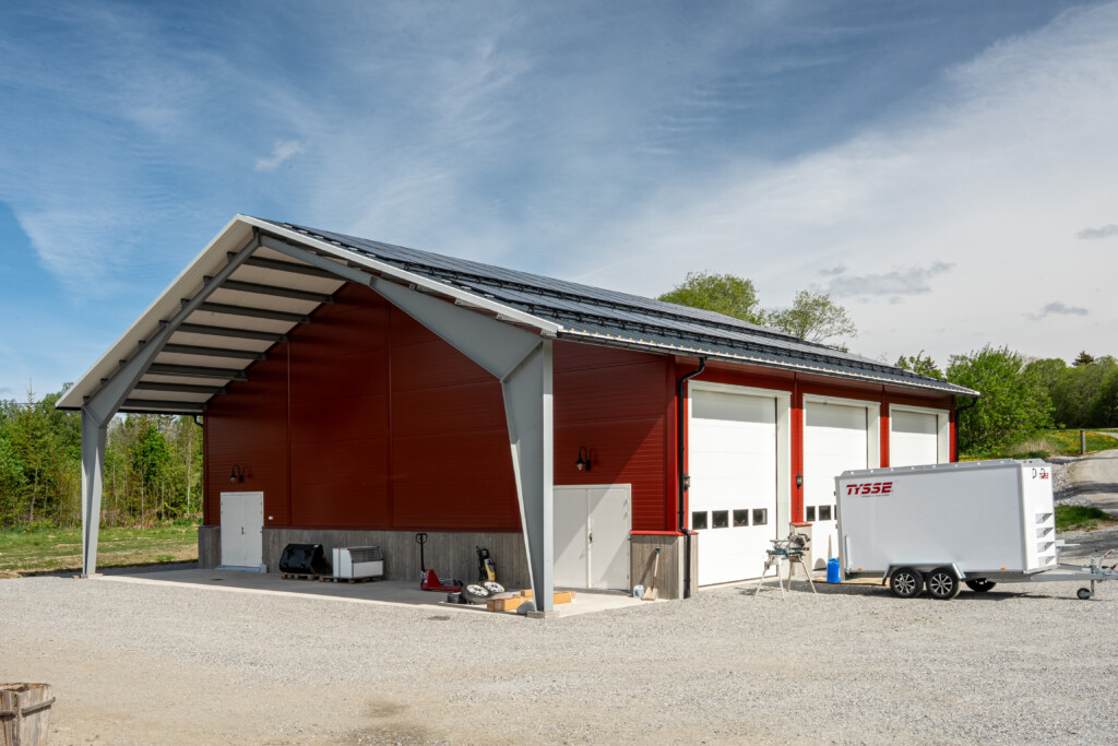 Lagerbyggnad för Kristoffer Modell. Eidsvoll 2025