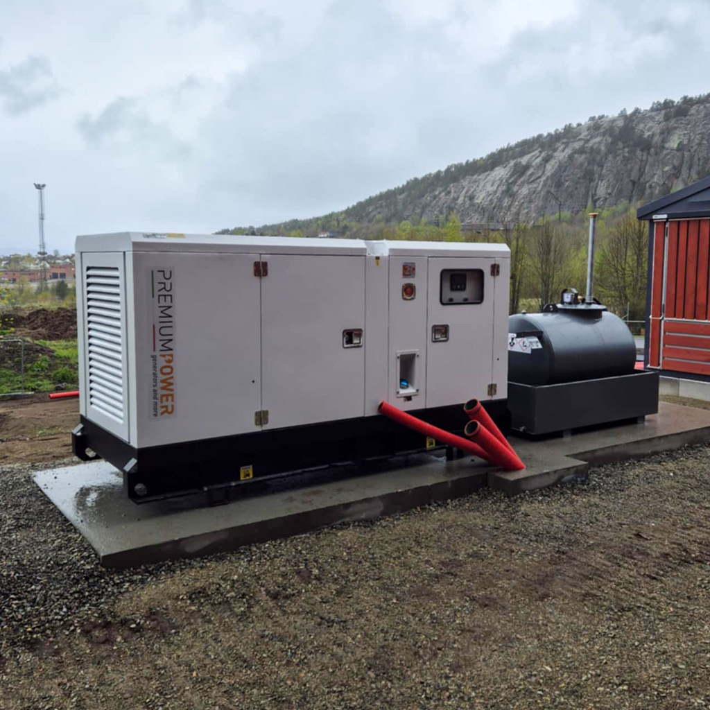 Nödströmsaggregat till brandstation på 100 kVA / 400V