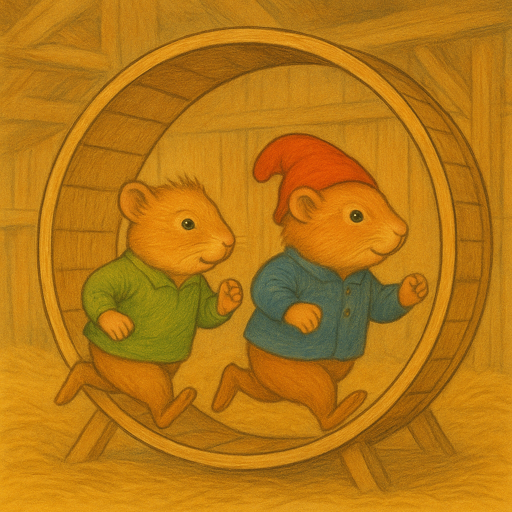 Podcast "På krybbekanten: hamsterhjulet"
