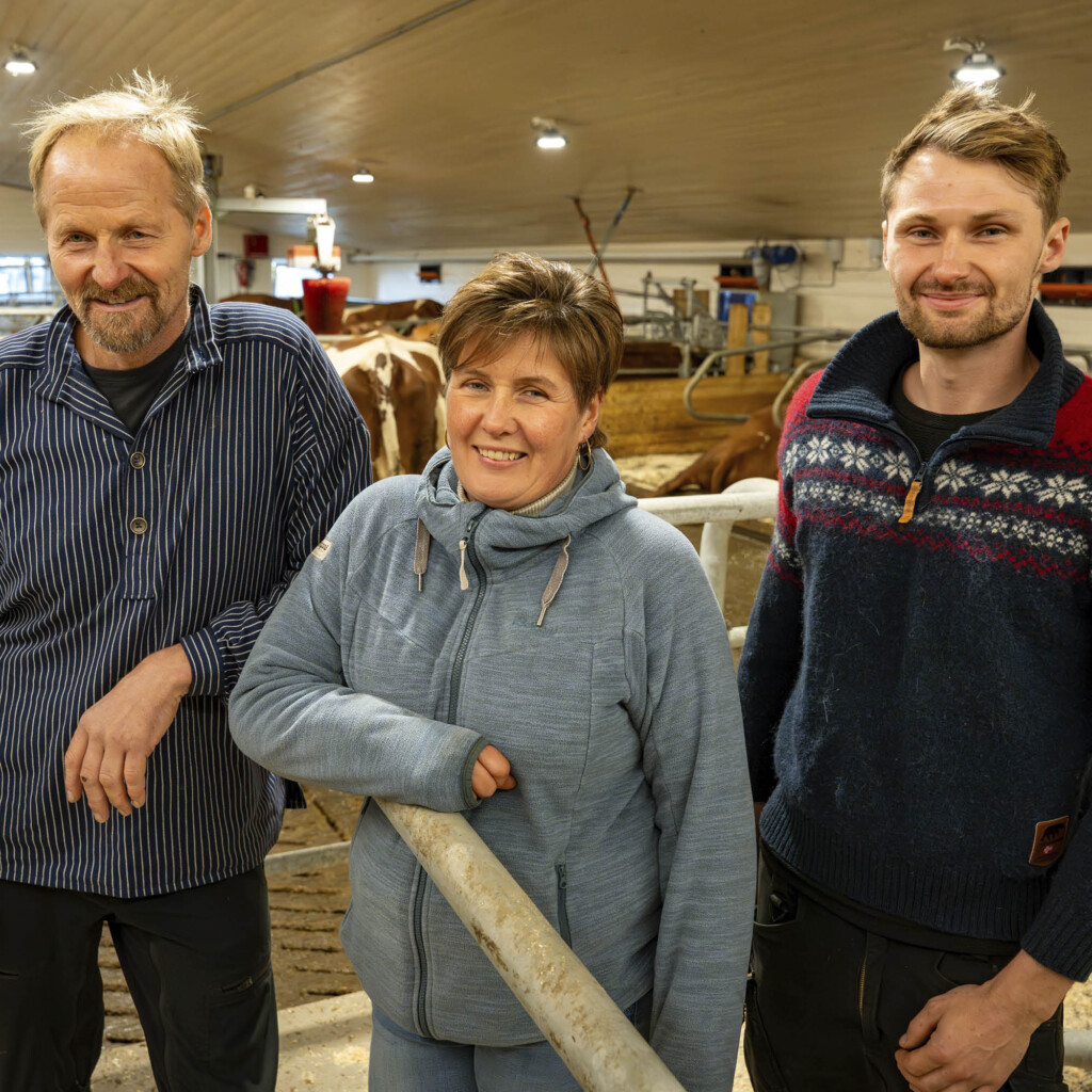 Per-Jarle Kvebu, Wenche Bjørli Kvebu och Jostein Kvebu. Sør-Fron, 2025