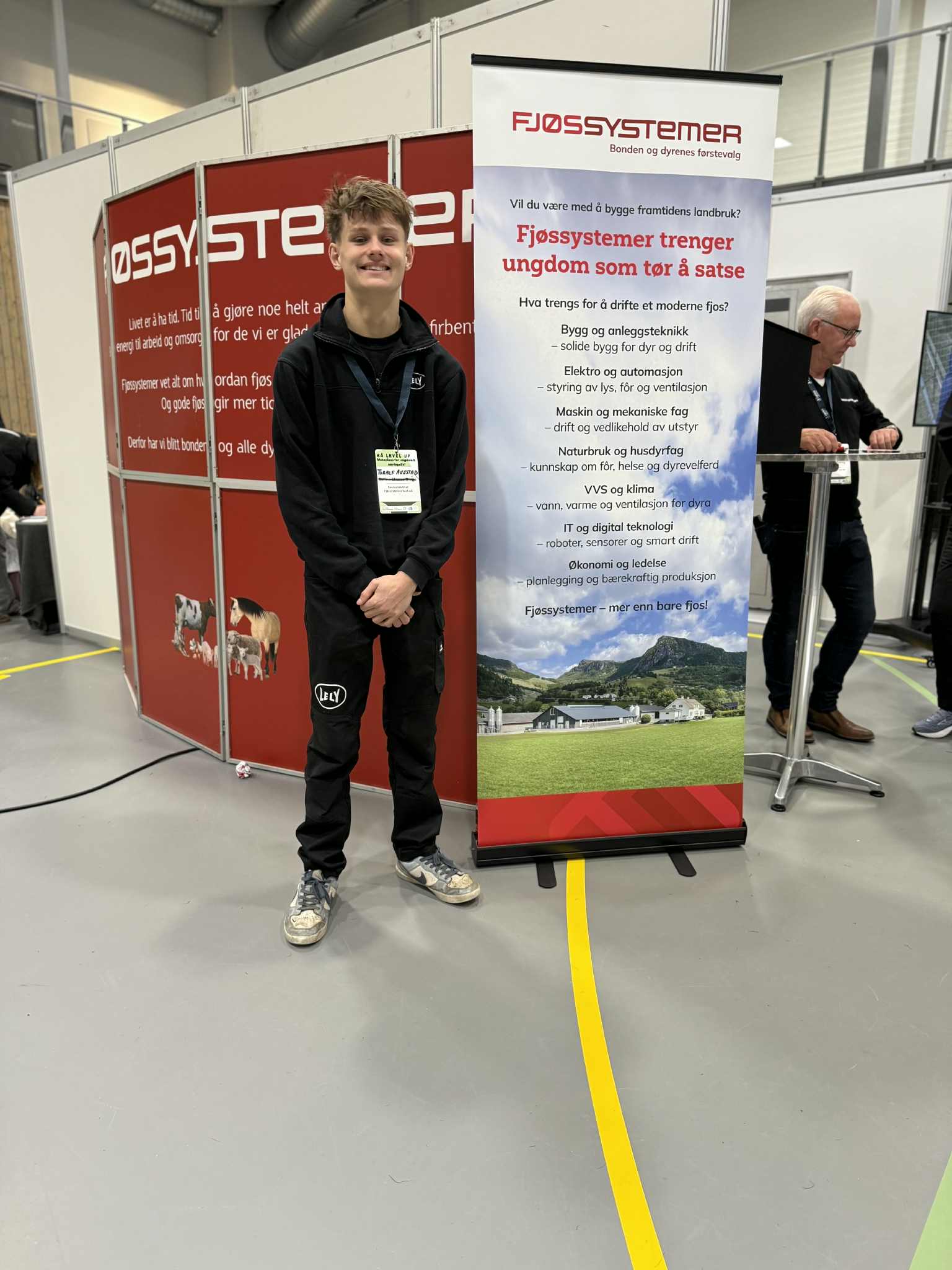 Toralf Avestad på yrkesmässan "Hå Level Up", oktober 2025