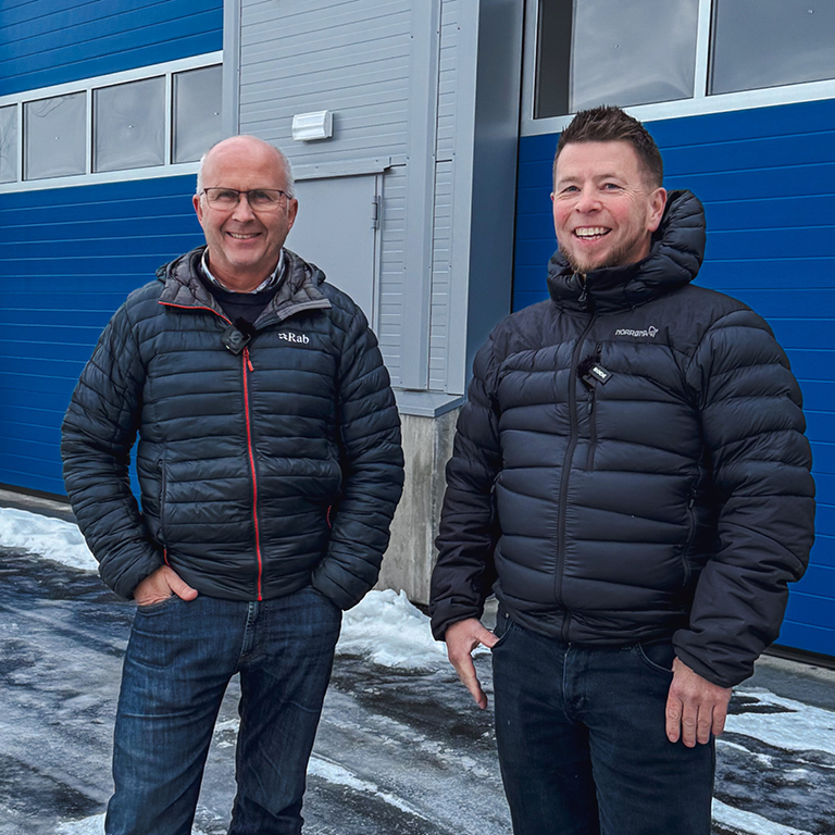 Øyvind Rånes och Stein Kristian Røset. Klæbu, 2026