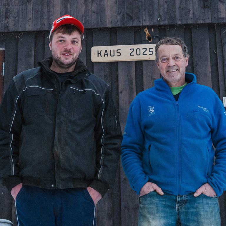 Jostein och Kjell Arne Kaus. Ringebu, 2025.