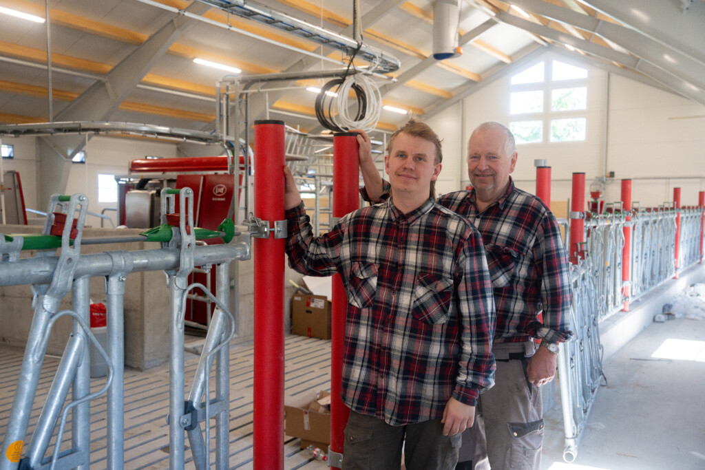 Thorvald och Trond Kornerud. Tranby, juni 2026