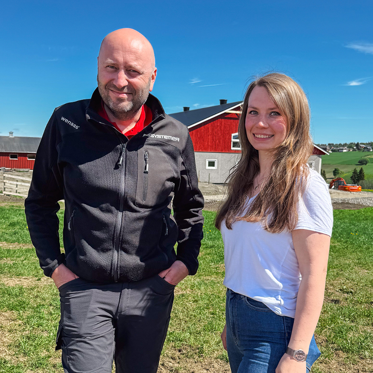 Kjetil Olsen och Ingelin Slåtsveen-Lunn. Kolbu, 2026